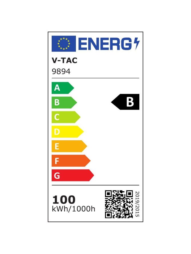 Projektor LED V-TAC 100W 185Lm/W Czarny VT-44105 4000K 18500lm