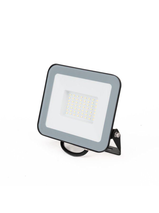 Projektor LED V-TAC 50W 100Lm/W Przewód 1mb SAMSUNG CHIP Czarny VT-44055 6500K 4270lm 5 Lat Gwarancji