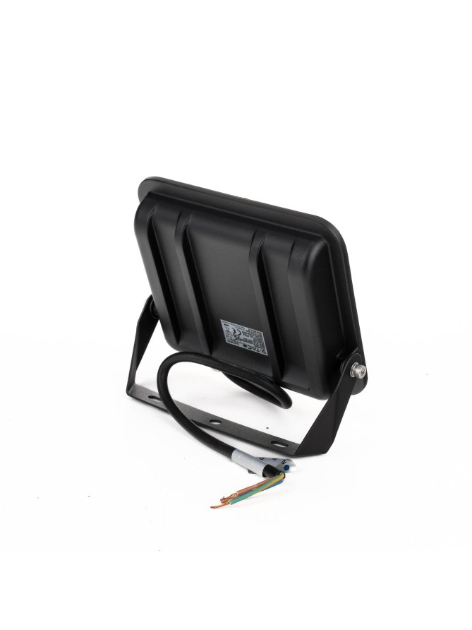 Projektor LED V-TAC 50W 100Lm/W Przewód 1mb SAMSUNG CHIP Czarny VT-44055 6500K 4270lm 5 Lat Gwarancji
