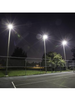 Projektor LED V-TAC 50W 100Lm/W Przewód 1mb SAMSUNG CHIP Czarny VT-44055 6500K 4270lm 5 Lat Gwarancji