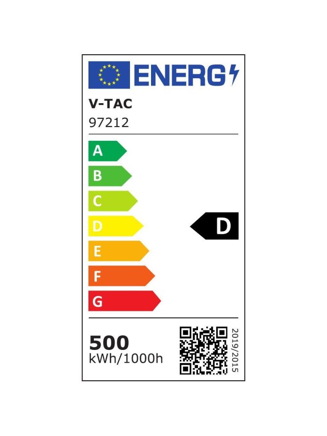 Projektor LED V-TAC 500W Czarny IP65 135Lm/W VT-48500 6500K 67500lm