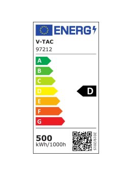 Projektor LED V-TAC 500W Czarny IP65 135Lm/W VT-48500 6500K 67500lm