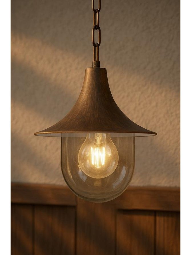 Lampa wisząca zewnętrzna BOSTON zwis na podbitę KAJA - LEDco.pl