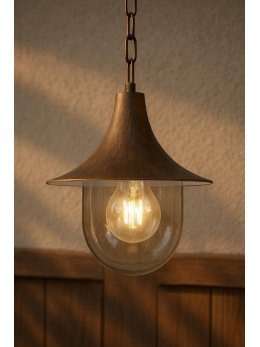 Lampa wisząca zewnętrzna BOSTON zwis na podbitę KAJA - LEDco.pl