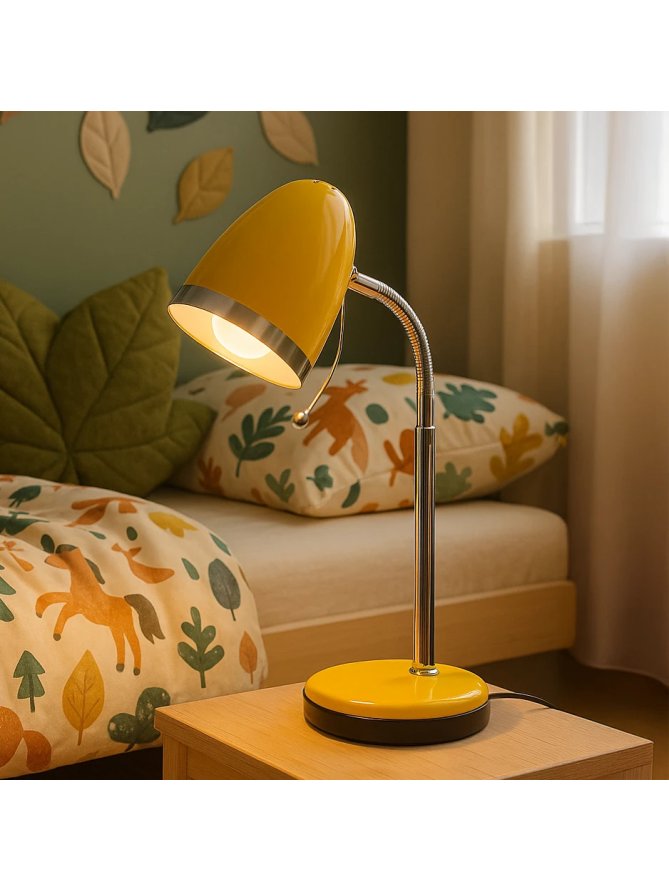 Lampka biurkowa K-MT-200 ŻÓŁTY z serii KAJTEK