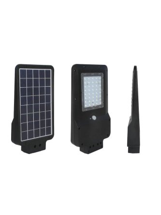 Naświetlacz Oprawa Uliczna V-TAC Solarna 15W LED Czarna ST-15 4000K 1600lm