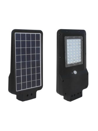 Naświetlacz Oprawa Uliczna V-TAC Solarna 15W LED Czarna ST-15 4000K 1600lm 2