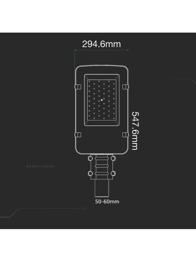 Oprawa Uliczna LED V-TAC SAMSUNG CHIP 100W VT-100ST 4000K 10000lm 5 Lat Gwarancji