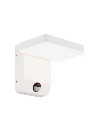 Projektor Oprawa Elewacyjna V-TAC 17W Czujnik Ruchu Biała IP65 VT-11020S 4000K 2520lm