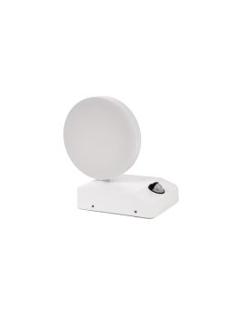 Projektor Oprawa Elewacyjna V-TAC 17W LED Czujnik Ruchu Okrągła Biała IP65 VT-11020S 4000K 2520lm