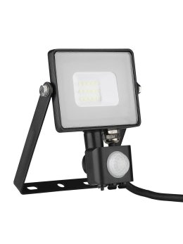 Projektor LED V-TAC 10W SAMSUNG CHIP Czujnik Ruchu Funkcja Cut-OFF Czarny VT-10-S-B 4000K 800lm 5 Lat Gwarancji
