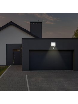 Projektor LED V-TAC 10W SAMSUNG CHIP Czujnik Ruchu Funkcja Cut-OFF Czarny VT-10-S-B 4000K 800lm 5 Lat Gwarancji