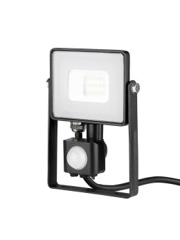 Projektor LED V-TAC 10W SAMSUNG CHIP Czujnik Ruchu Funkcja Cut-OFF Czarny VT-10-S-B 4000K 800lm 5 Lat Gwarancji