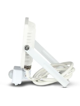Projektor LED V-TAC 20W SAMSUNG CHIP Czujnik Ruchu Funkcja Cut-OFF Biały VT-20-S-B 4000K 1600lm 5 Lat Gwarancji