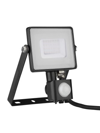 Projektor LED V-TAC 30W SAMSUNG CHIP Czujnik Ruchu Funkcja Cut-OFF Czarny VT-30-S-B 3000K 2400lm 5 Lat Gwarancji 2