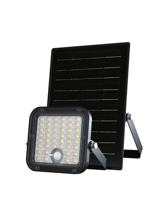 Projektor LED Solarny V-TAC 10W Pilot, AUTO, Timer, Czujnik Ruchu, IP65, CCT VT-411CCT 4000K+6000K 1500lm