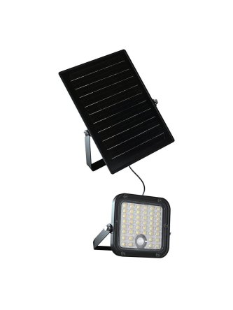 Projektor LED Solarny V-TAC 10W Pilot, AUTO, Timer, Czujnik Ruchu, IP65, CCT VT-411CCT 4000K+6000K 1500lm 2