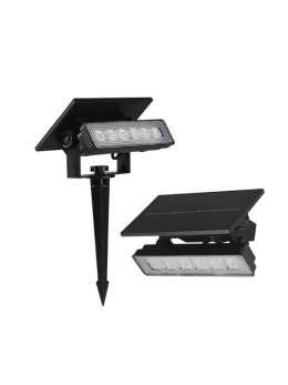 Oprawa Ogrodowa 2w1 Wbijana Ścienna LED V-TAC Solarna 0,9W IP65 VT-41009 3000K 80lm 3 Lata Gwarancji