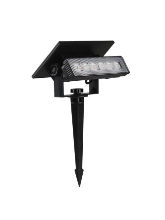 Oprawa Ogrodowa 2w1 Wbijana Ścienna LED V-TAC Solarna 0,9W IP65 VT-41009 3000K 80lm 3 Lata Gwarancji 2