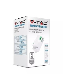 Czujnik Ruchu Mikrofalowy V-TAC VT-8018