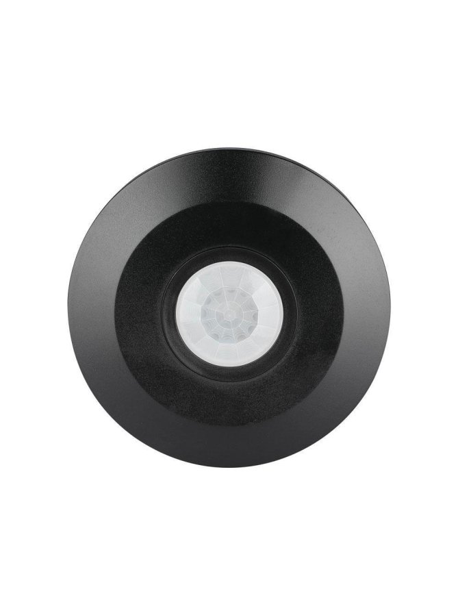Czujnik Ruchu 360st V-TAC Natynkowy Sufitowy SLIM 25mm Czarny VT-8027