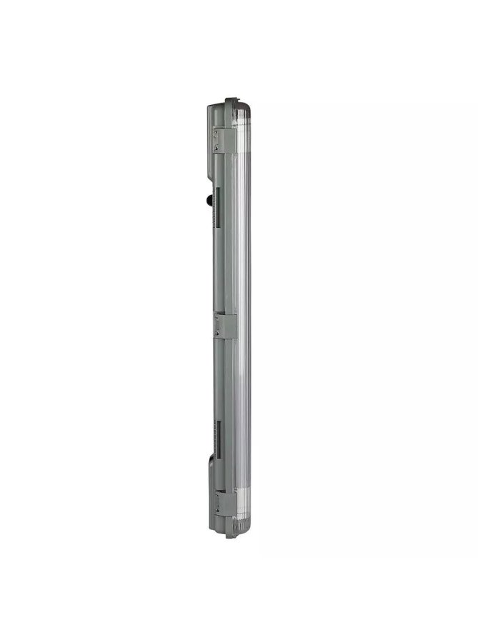 Oprawa Hermetyczna LED V-TAC PC/PC 2x120cm (2 x 18W) (Tuby LED w zestawie) VT-12023 6400K 3400lm