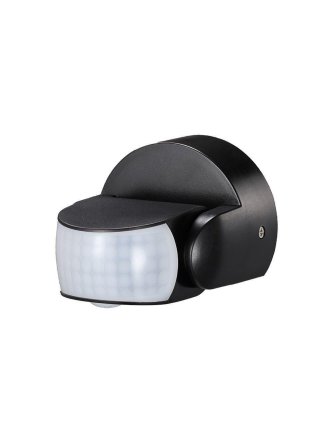 Czujnik Ruchu V-TAC Ścienny Czarny 180st/360st IP65 VT-8093