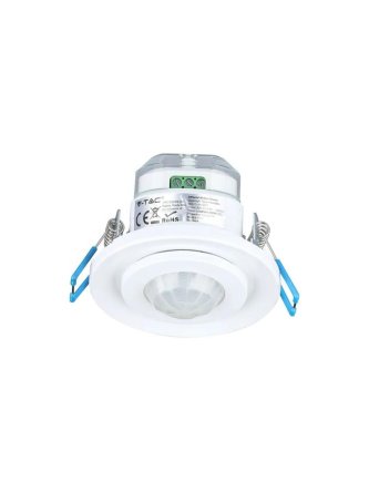 Czujnik Ruchu 360st Wpuszczany Okrągły Regulowany Biały V-TAC VT-8030