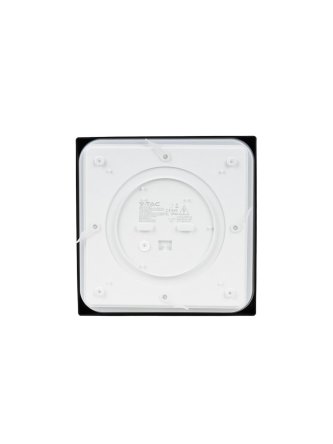 Plafon V-TAC 30W LED Kwadrat IP44 42x42cm Czarny VT-8630B-SQ 6500K 3000lm 2