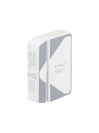 Czujnik Ruchu Otwarcia Drzwi Okna WiFi Biały SMART Google Home ALEXA V-TAC VT-5177 2
