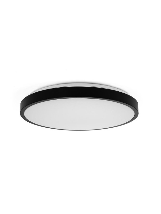Plafon V-TAC 18W LED Okrągły 25cm Natynkowy IP44 Czarny VT-8618B 3000K 1830lm