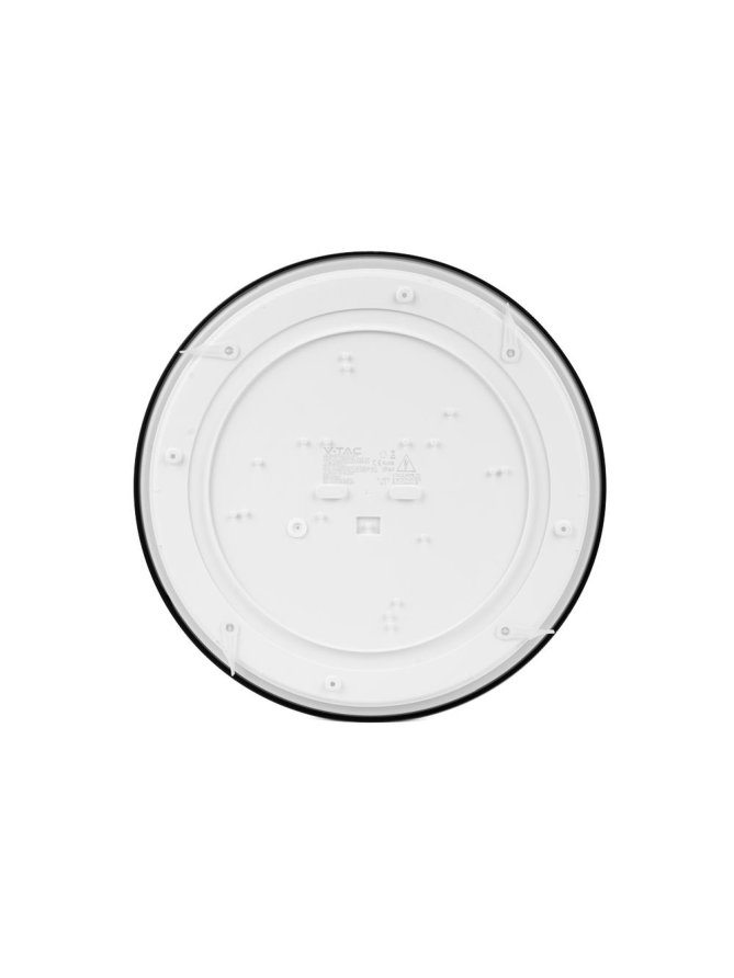 Plafon V-TAC 18W LED Okrągły 25cm Natynkowy IP44 Czarny VT-8618B 3000K 1830lm