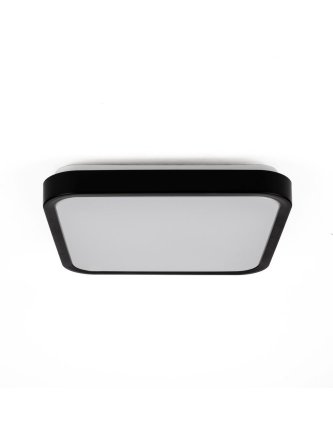 Plafon V-TAC 18W LED Kwadrat 25x25cm Natynkowy IP44 Czarny VT-8618B 3000K 1830lm