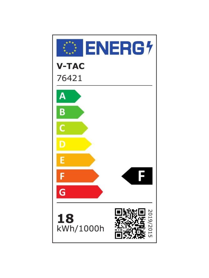 Plafon V-TAC 18W LED Kwadrat 25x25cm Natynkowy IP44 Czarny VT-8618B 3000K 1830lm