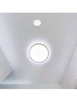 Czujnik Ruchu Obecności 360st V-TAC Natynkowy Sufitowy SLIM 25mm 360st fi76 1000W Biały VT-81014 5 Lat Gwarancji
