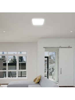Plafon V-TAC 24W LED SAMSUNG CHIP Kwadrat 29x29cm Natynkowy IP44 Biały VT-8624 4000K 2500lm 5 Lat Gwarancji