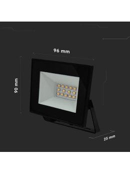 Projektor LED V-TAC 10W LED SMD 4000K Czarny VT-44012 4000K 730lm