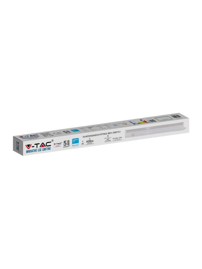 Belka LED V-TAC SAMSUNG CHIP 4W 30cm z włącznikiem VT-035 6500K 400lm 5 Lat Gwarancji