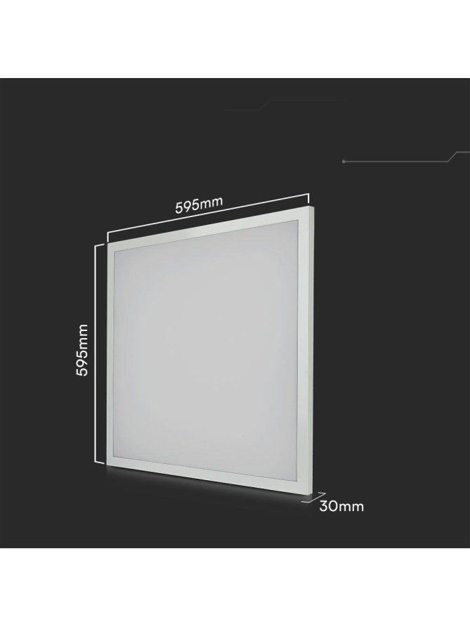 Panel LED V-TAC 40W 600x600 SAMSUNG CHIP 3w1 natynkowy/podtynkowy VT-6139 6500K 3960lm 3 Lata Gwarancji