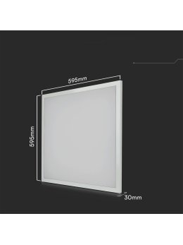 Panel LED V-TAC 40W 600x600 SAMSUNG CHIP 3w1 natynkowy/podtynkowy VT-6139 6500K 3960lm 3 Lata Gwarancji