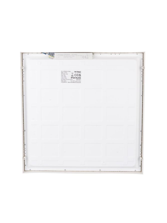 Panel LED V-TAC 36W 600x600 LED Backlight 33mm 120Lm/W 3w1 Natynkowy/Podtynkowy VT-61037 4000K 4320lm