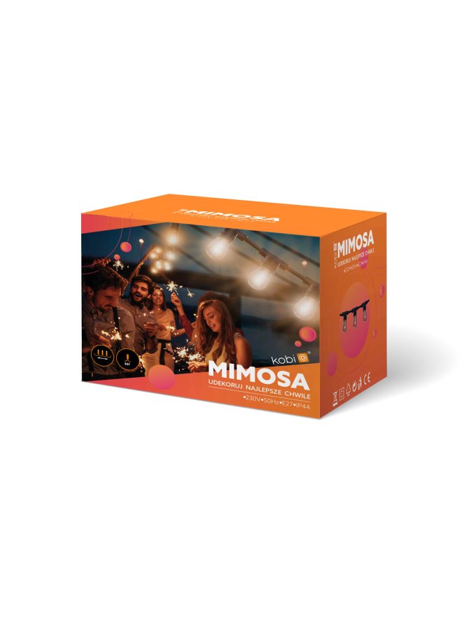 Girlanda MIMOSA 20m 20xE27 Kobi