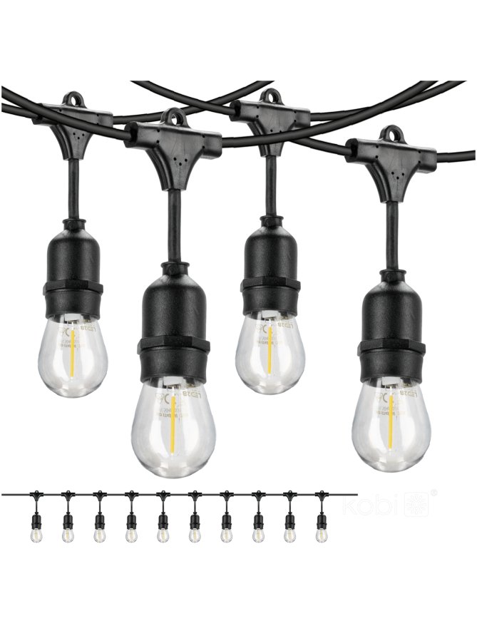 Girlanda MIMOSA LED SET 10m 10x1W E27 Kobi