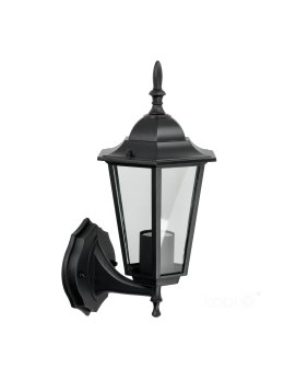 Kinkiet ogrodowy LO4101 1xE27 IP54 czarny Kobi