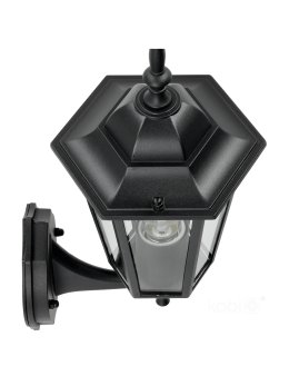 Kinkiet ogrodowy LO4101 1xE27 IP54 czarny Kobi