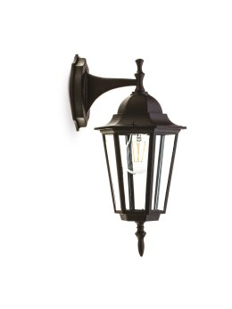 Kinkiet ogrodowy LO4102 1xE27 IP54 czarny Kobi