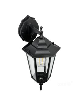 Kinkiet ogrodowy LO4102 1xE27 IP54 czarny Kobi