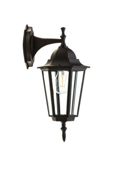 Kinkiet ogrodowy LO4102 1xE27 IP54 czarny Kobi