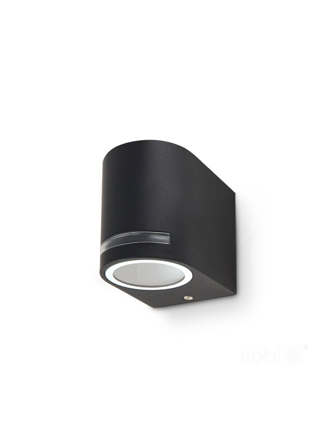 Kinkiet ogrodowy QUAZAR 8 1xGU10 IP44 czarny Kobi