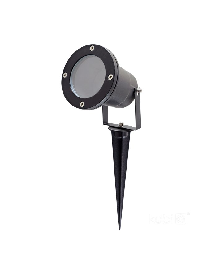 Lampa ogrodowa BLAKE 2 1xGU10 IP65 czarna Kobi